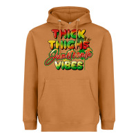 Meerkat thick thighs juneteenth vibes Heavyweight Hoodie - FaDigitalArtStudio