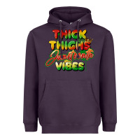 Plum thick thighs juneteenth vibes Heavyweight Hoodie - FaDigitalArtStudio