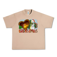 Burro Christmas Snowman Urban Heavy Tee - LillyAllenDesigns