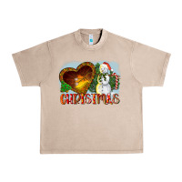 French Oak Christmas Snowman Urban Heavy Tee - LillyAllenDesigns