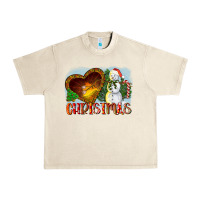 Sandshell Christmas Snowman Urban Heavy Tee - LillyAllenDesigns