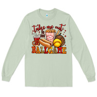 Matcha take me out to the ball game softball Long Sleeve Tee - Jasminsmagicworld