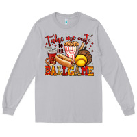 Moon Dust take me out to the ball game softball Long Sleeve Tee - Jasminsmagicworld