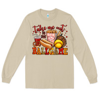 Mushroom take me out to the ball game softball Long Sleeve Tee - Jasminsmagicworld