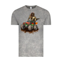 Cloud Rock monster truck and t rex dinosaur Vintage Tee - LillyAllenDesigns
