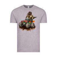 Vintage Zinc monster truck and t rex dinosaur Vintage Tee - LillyAllenDesigns
