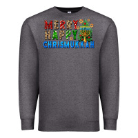 Charcoal Heather merry happy chrismukkah Premium Sweatshirt - FaDigitalArtStudio