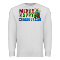 Dove Grey merry happy chrismukkah Premium Sweatshirt - FaDigitalArtStudio