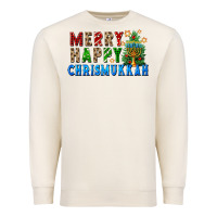 Sandshell merry happy chrismukkah Premium Sweatshirt - FaDigitalArtStudio