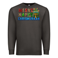 Smoke merry happy chrismukkah Premium Sweatshirt - FaDigitalArtStudio