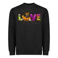 Black For the love of Halloween Heavyweight Sweatshirt - NancyCooperArtShop