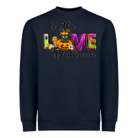 Navy For the love of Halloween Heavyweight Sweatshirt - NancyCooperArtShop