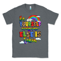 Charcoal Heather be yourself everyone else in taken Classic Tee - LillyAllenDesigns