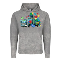 Cloud Rock autism truck Vintage Hoodie - LillyAllenDesigns