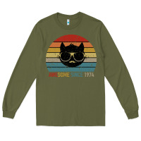 Army Green Awesome Since 1974 Long Sleeve Tee - Bettercallsaul