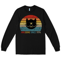 Black Awesome Since 1974 Long Sleeve Tee - Bettercallsaul