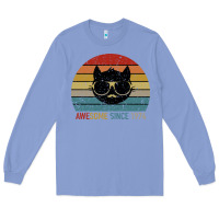Colony Blue Awesome Since 1974 Long Sleeve Tee - Bettercallsaul