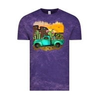 Cloud Purple truck Vintage Tee - JahusDesignShop