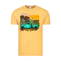 Vintage Mustard truck Vintage Tee - JahusDesignShop