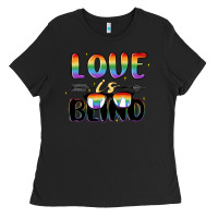 Black love is blind Ladies Tee - MaliasSmallBusiness