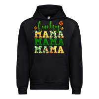 Black lucky mama mama mama  St. Patrick's Urban Hoodie - LillyAllenDesigns