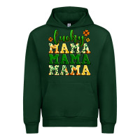 Forest Green lucky mama mama mama  St. Patrick's Urban Hoodie - LillyAllenDesigns