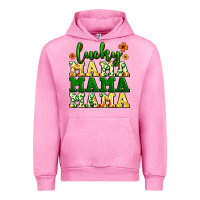 Fuchsia Pink lucky mama mama mama  St. Patrick's Urban Hoodie - LillyAllenDesigns