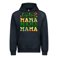 Navy lucky mama mama mama  St. Patrick's Urban Hoodie - LillyAllenDesigns