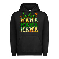 Pigment Black lucky mama mama mama  St. Patrick's Urban Hoodie - LillyAllenDesigns