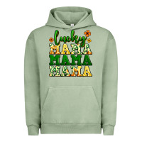 Pigment Oil Green lucky mama mama mama  St. Patrick's Urban Hoodie - LillyAllenDesigns