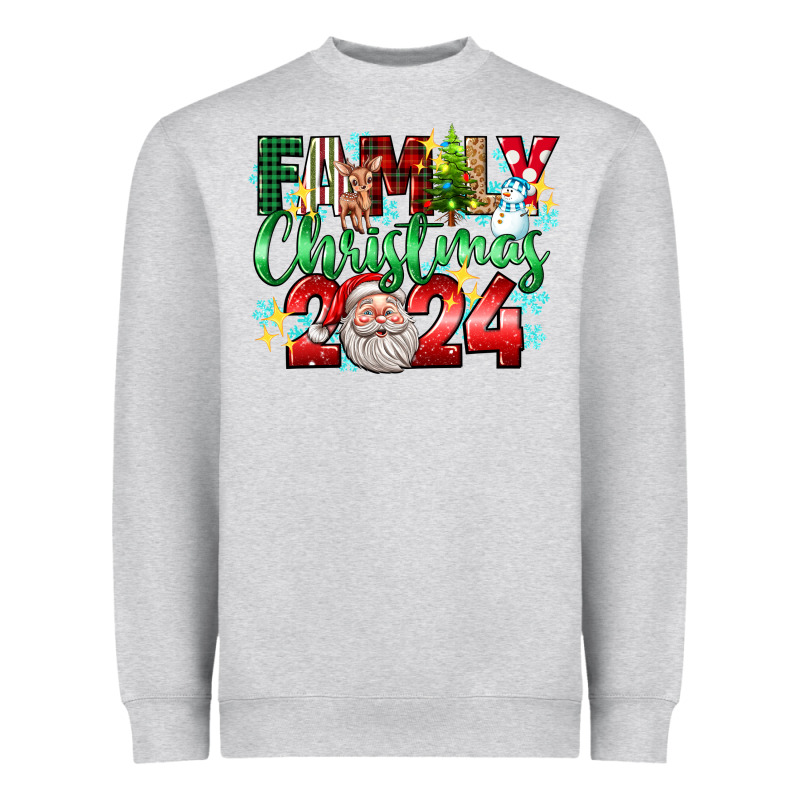 Family Christmas 2024 Heavyweight Sweatshirt by texasbilliewilder | Teevron