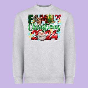 Family Christmas 2024 Heavyweight Sweatshirt Designed By Texasbilliewilder