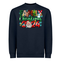 Navy family christmas 2024 Heavyweight Sweatshirt - texasbilliewilder