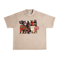 French Oak Christmas Bear Family Urban Heavy Tee - LillyAllenDesigns