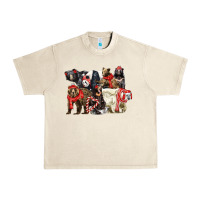 Sandshell Christmas Bear Family Urban Heavy Tee - LillyAllenDesigns