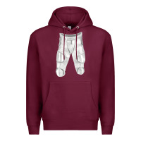 Burgundy football padded pant fa element 1 Premium Hoodie - FaDigitalArtStudio