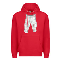 Red football padded pant fa element 1 Premium Hoodie - FaDigitalArtStudio