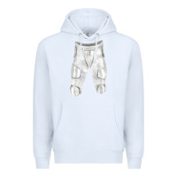 White football padded pant fa element 1 Premium Hoodie - FaDigitalArtStudio