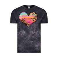 Cloud Black valentine s day colorful heart Vintage Tee - LillyAllenDesigns
