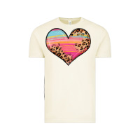 Vintage Arctic valentine s day colorful heart Vintage Tee - LillyAllenDesigns