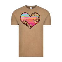 Vintage Coffee valentine s day colorful heart Vintage Tee - LillyAllenDesigns