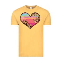 Vintage Mustard valentine s day colorful heart Vintage Tee - LillyAllenDesigns