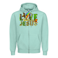 Love Like Jesus Zipper Hoodie | Teevron