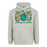 Moon Dust with god all things are possible with turquoise gemstone bbs Heavyweight Hoodie - BundleAndBundleShop