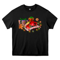 Black cowgirl hat with gifts and cookies Heavy Core Tee - AdoDesignShop
