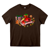 Chocolate Brown cowgirl hat with gifts and cookies Heavy Core Tee - AdoDesignShop