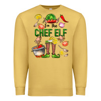 Antique Gold im the chef elf Premium Sweatshirt - FaDigitalArtStudio