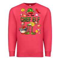 Cardinal im the chef elf Premium Sweatshirt - FaDigitalArtStudio