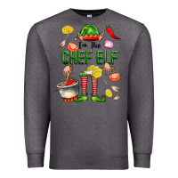 Charcoal Heather im the chef elf Premium Sweatshirt - FaDigitalArtStudio