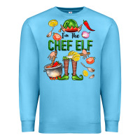 Ocean Blue im the chef elf Premium Sweatshirt - FaDigitalArtStudio